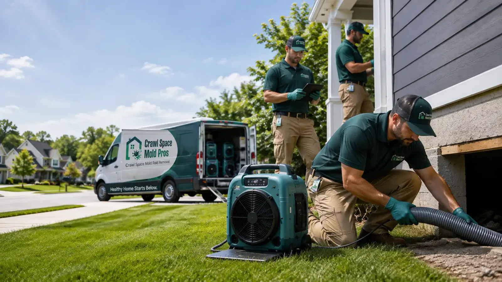 Crawl Space Mold Removal in Dumont, IA